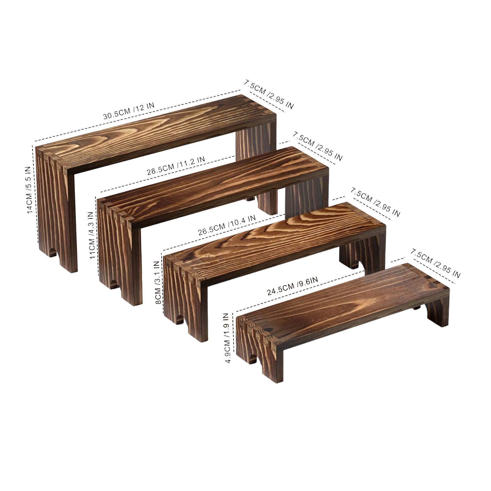 Display Risers Set - Juego de 4 Soportes Apilables de
