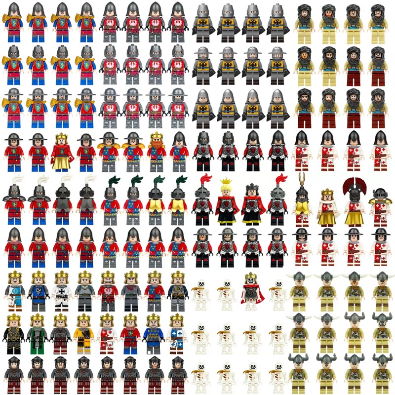 Caballeros medievales romanos  - Building Block Mini reseña y precio