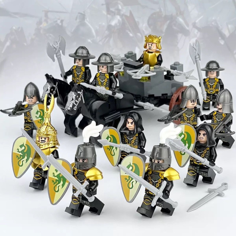 Caballeros medievales romanos  - Building Block Mini reseña y precio