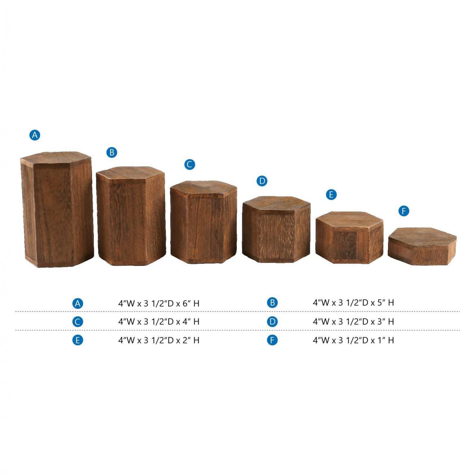 Juego de 6 Bloques de Exhibici - Display Risers Set reseña y precio