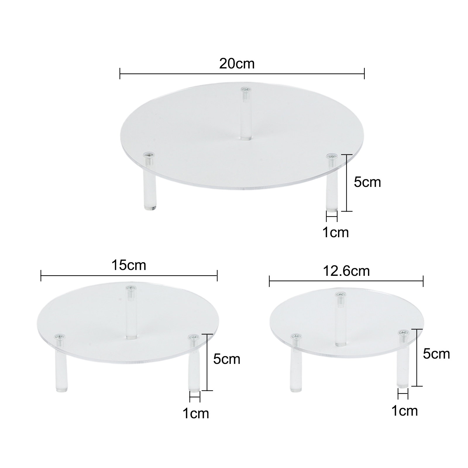Juego de 3 Soportes Redondos d - Display Risers Set reseña y precio